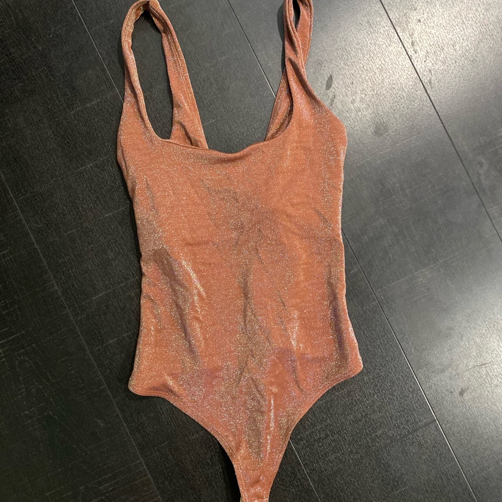 REVOLVE Iridescent Copper Bodysuit - Picture 2 of 7